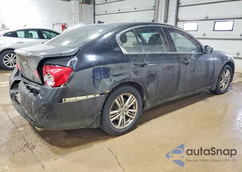 2011 Infiniti G25 z USA, uszkodzony, nr VIN JN1DV6AR2BM652233